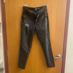 OG Straight High Rise Black Jeans